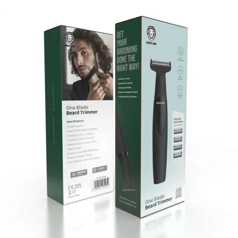 Green Lion One Blade Beard Trimmer 500mAh