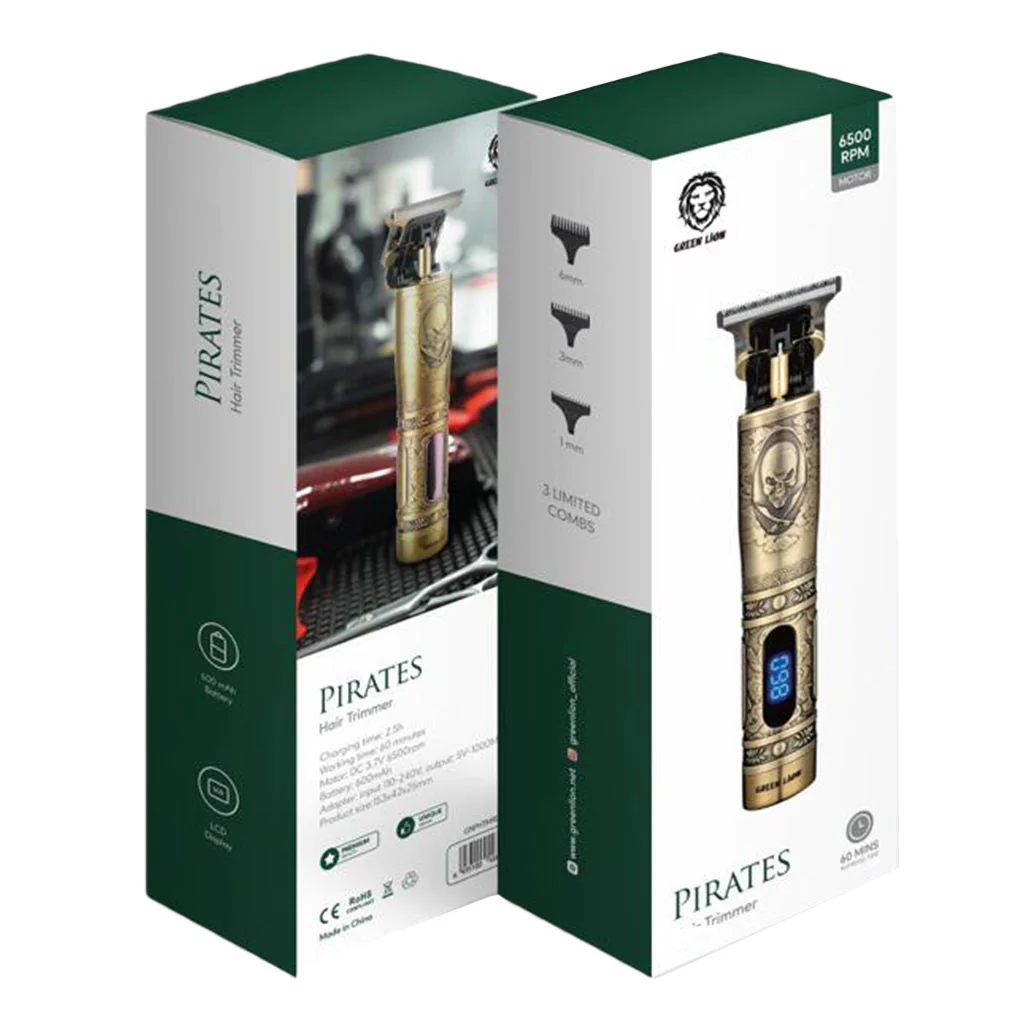 GNPHTMRGD1 Green Lion Pirates Hair Trimmer