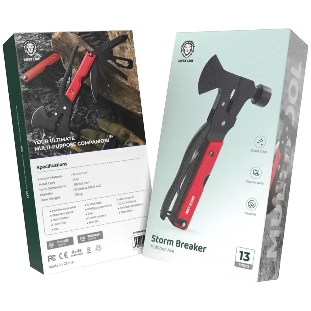 Green Lion Storm Breaker Multi Axe Hammer - Red Green Lion Storm Breaker