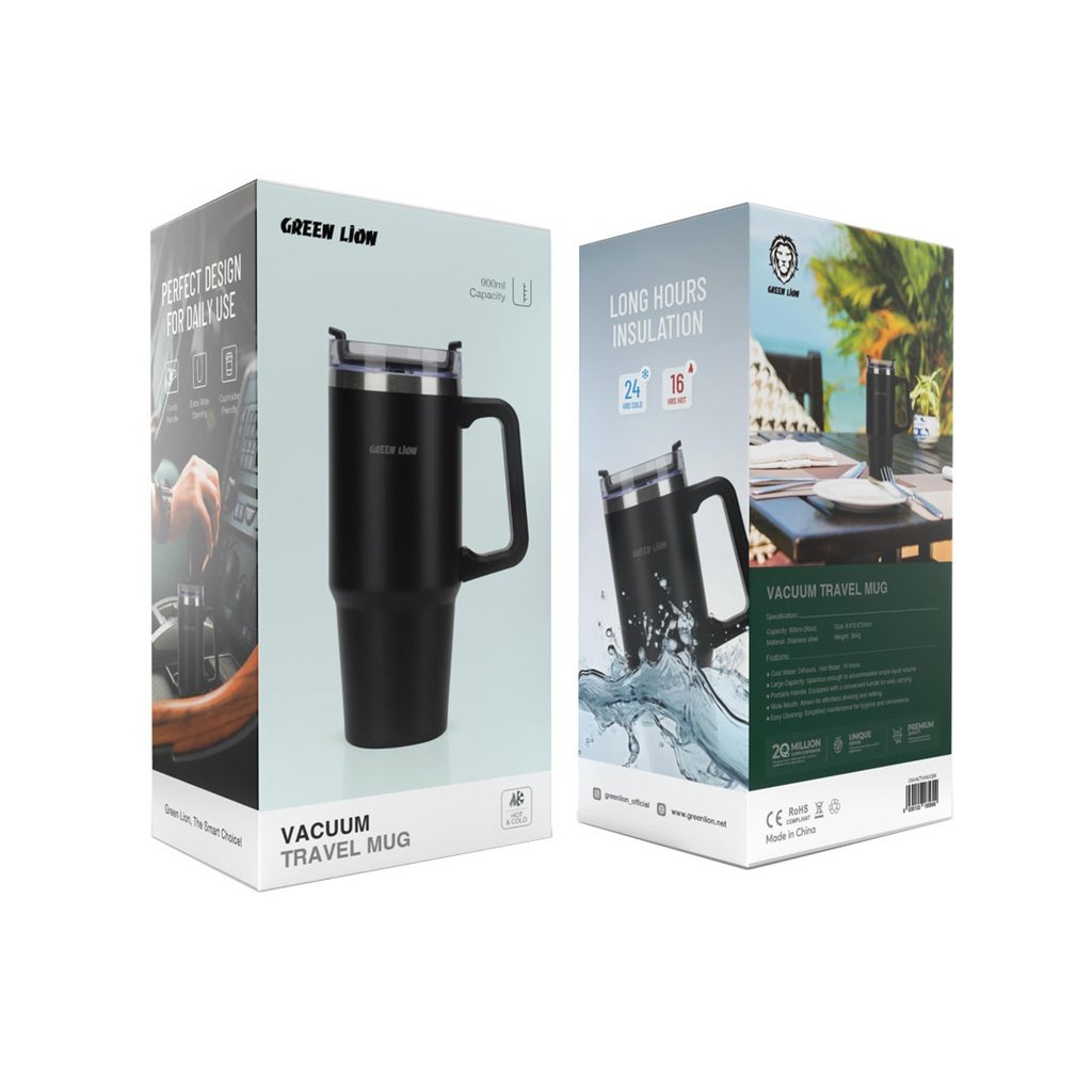 Green Lion Vacuum Travel Mug 900ml