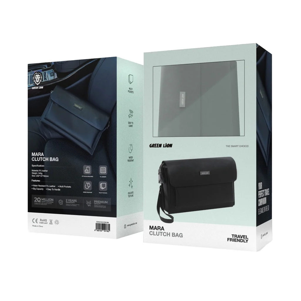 The Green Lion Mara Clutch Bag